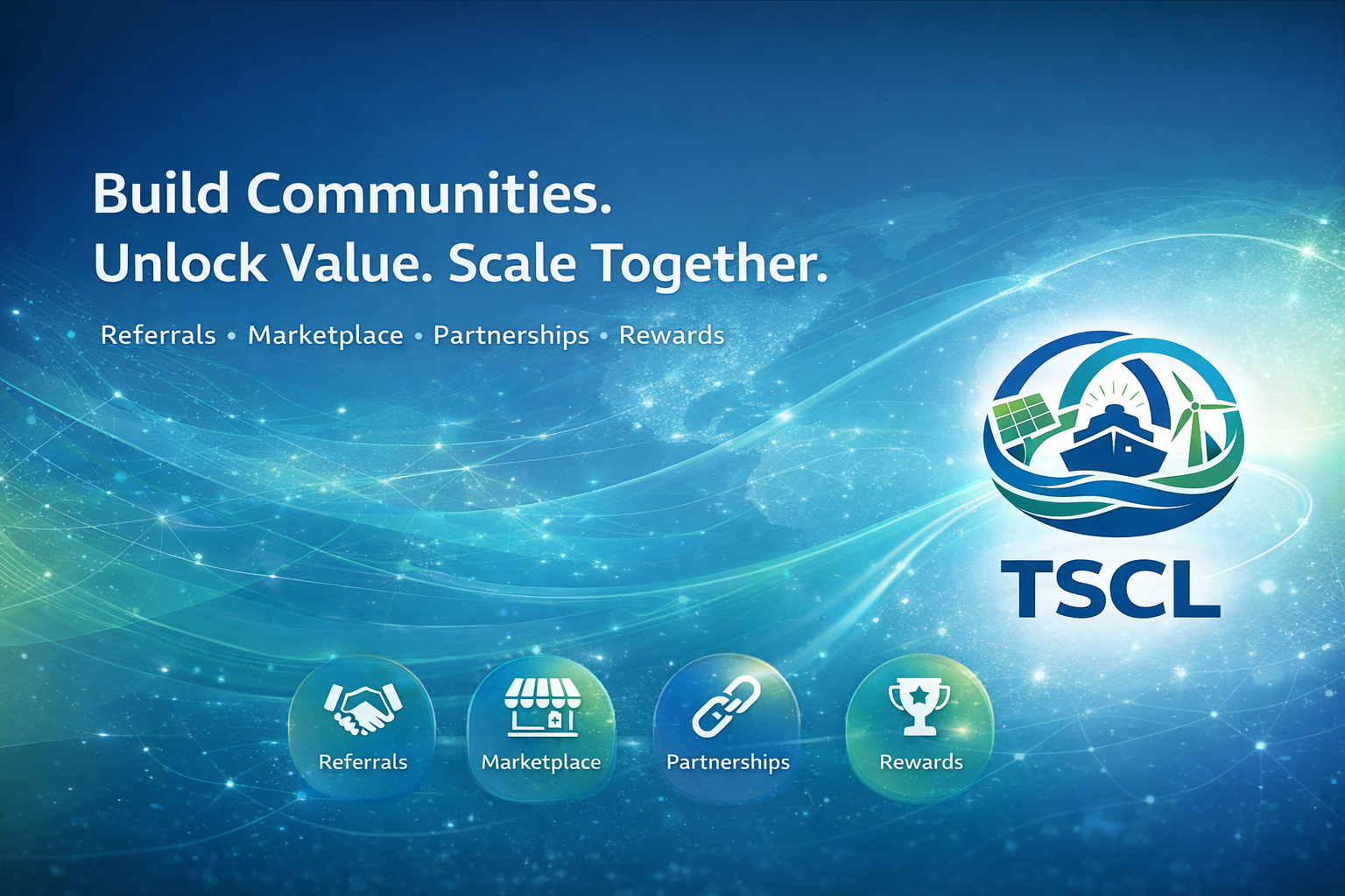Thousand Ships Communities & Loyalties (TSCL) Logo