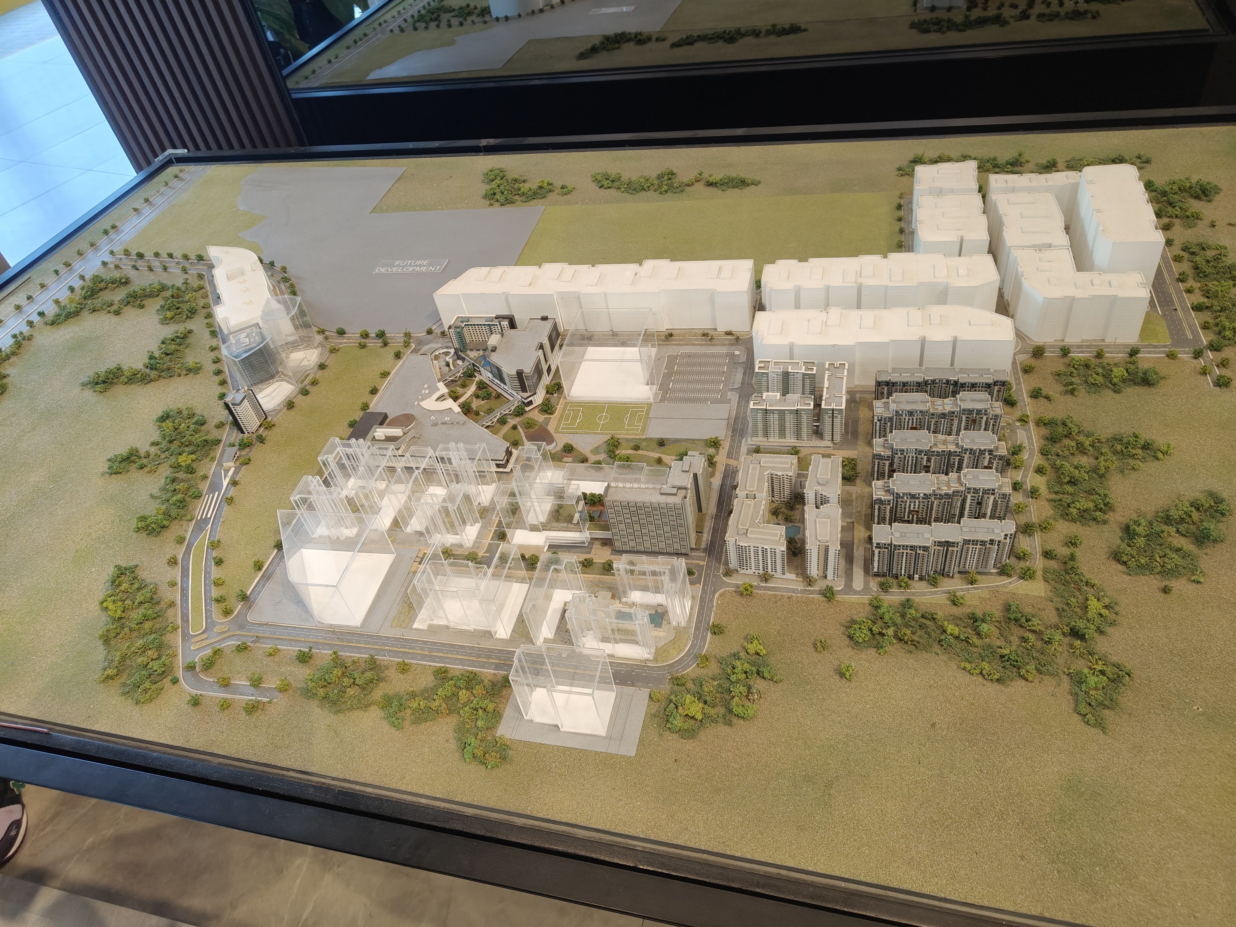 A model of Arca South - 74 hectares