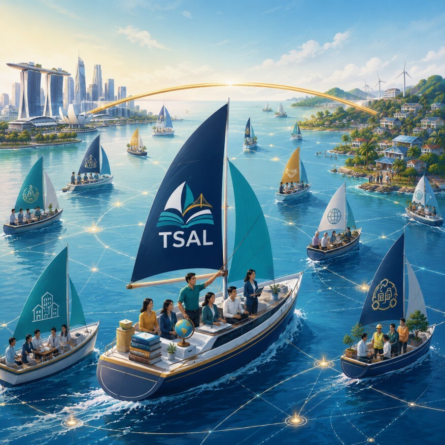 TSAL sailing within the connected Thousand Ships regional network of knowledge, communities and business opportunities.